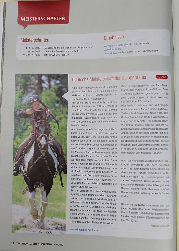 Traditionell Bogenschiessen DM